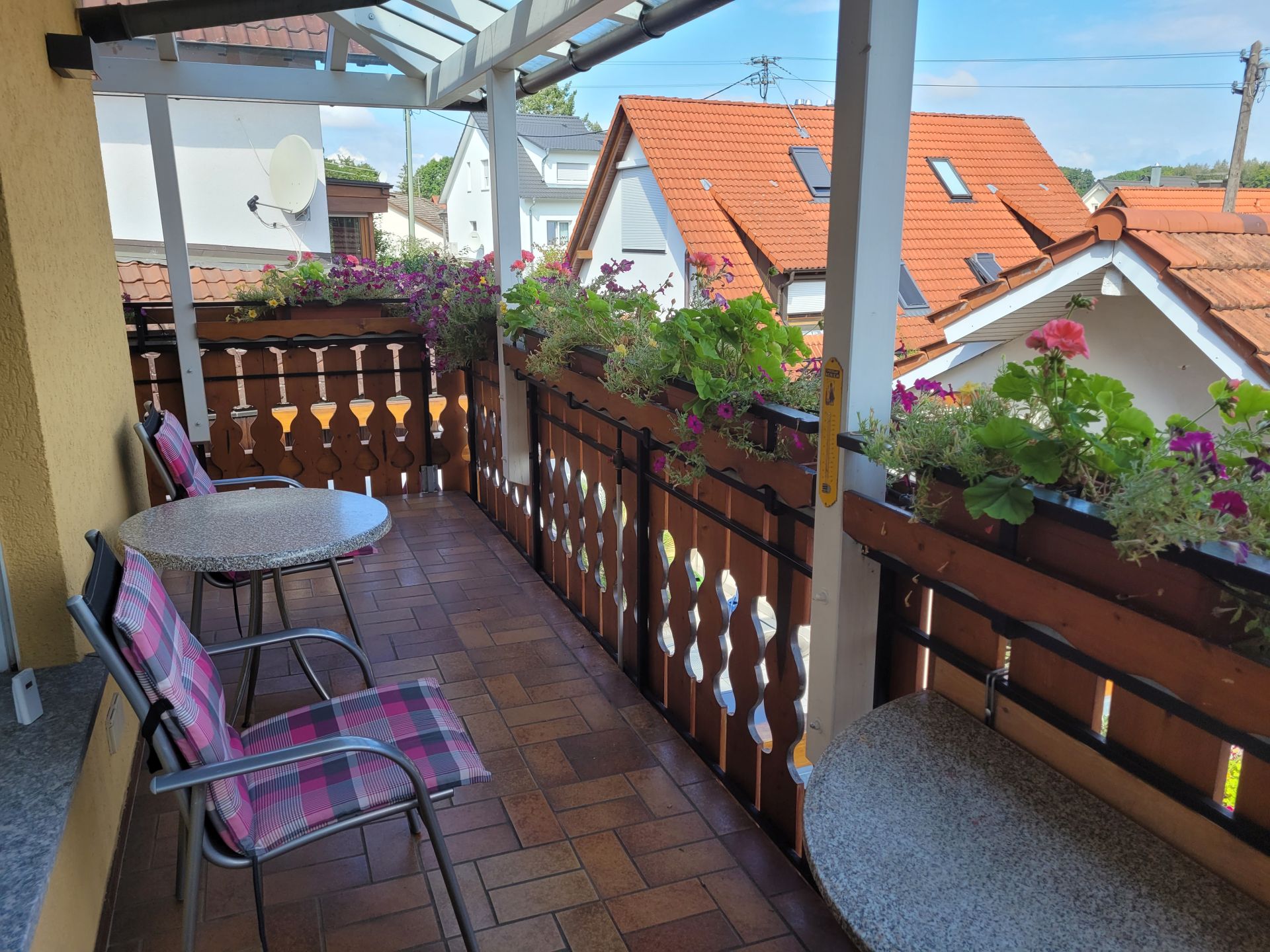Balkon Ferienwohnung Offenburg
